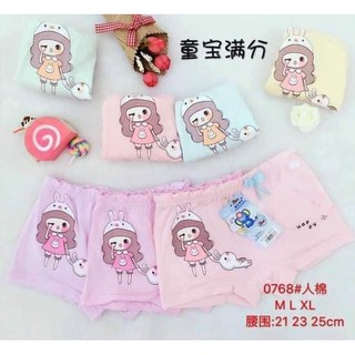 Túi 3 quần chíp đùi cho bé gái