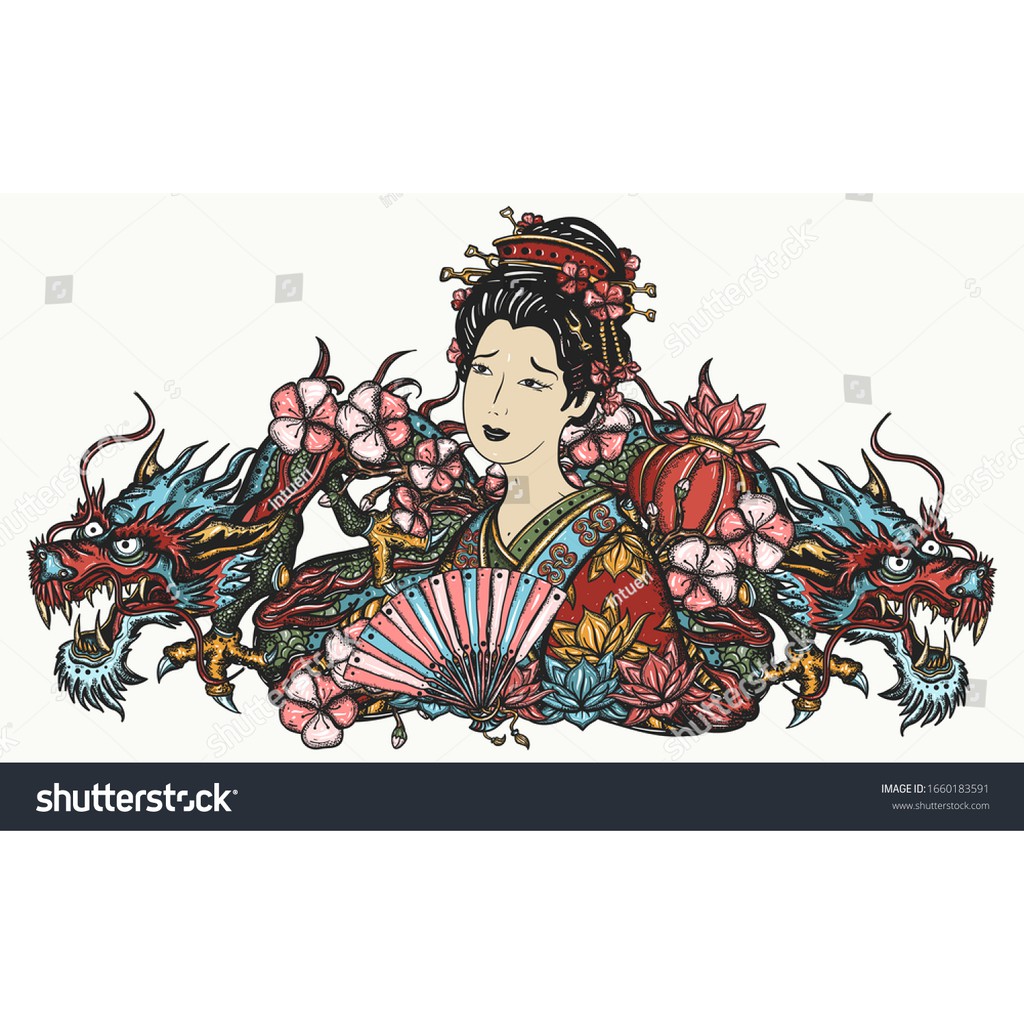 Tranh lụa 3d Quán ăn Phòng trà phong cách Nhật Bản QAPTNB-08