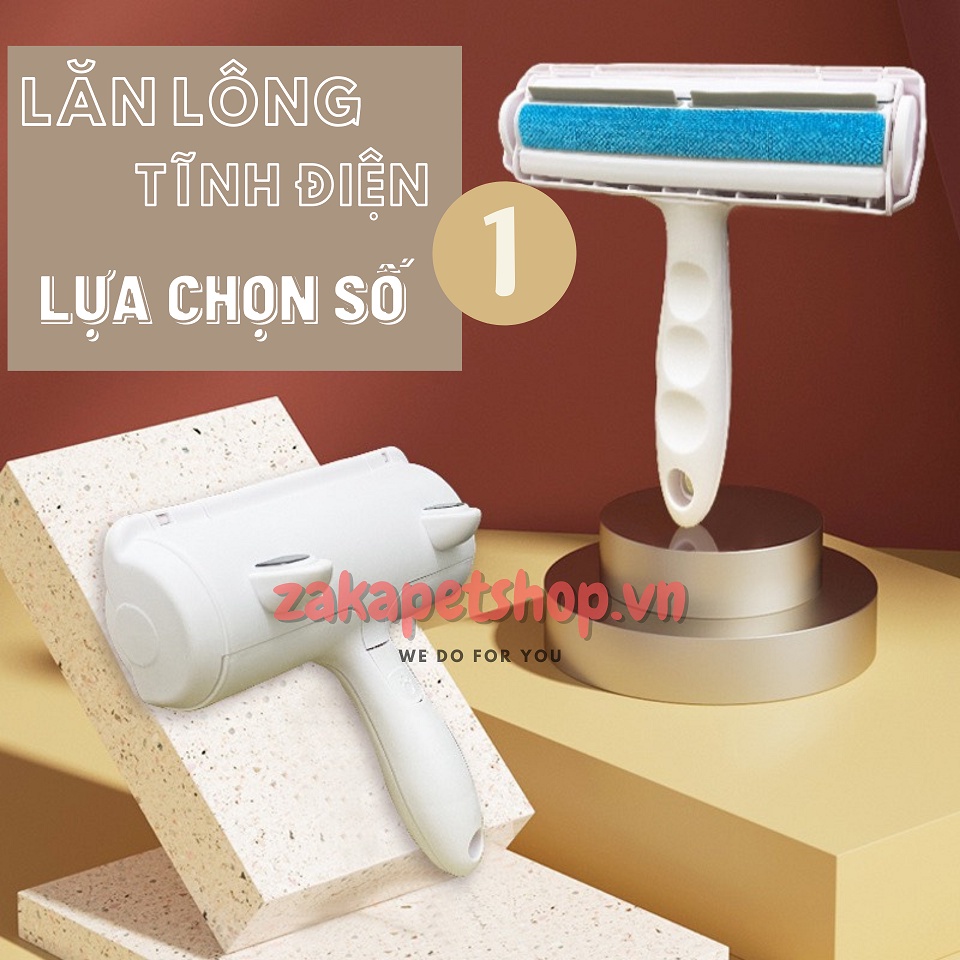 Cây lăn lông chó mèo - Lăn tĩnh điện hút lông thú cưng 💖Hot 💖