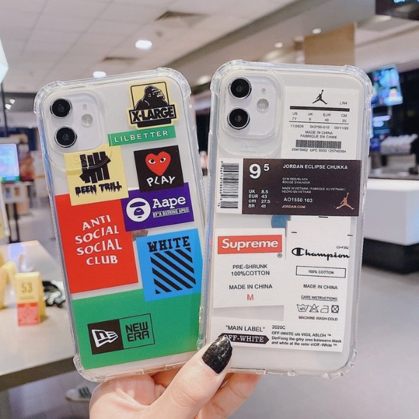 Ốp lưng iphone trong suốt Jordan/Supreme/Champion 6/6s/6plus/6s/7/8/7plus/8plus/x/xs/xs max/11/12/13/pro/promax T261