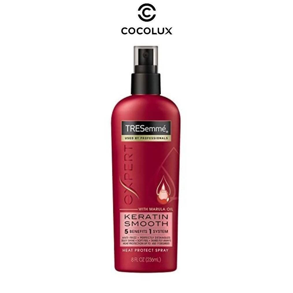 Xịt bảo vệ tóc khỏi nhiệt Tresemmé Keratin Smooth (236ml) [COCOLUX][TRESemme]