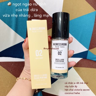 Xịt thơm quần áo W.DRESSROOM