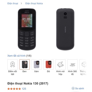Combo Vỏ,phím,sườn Nokia 130 2017