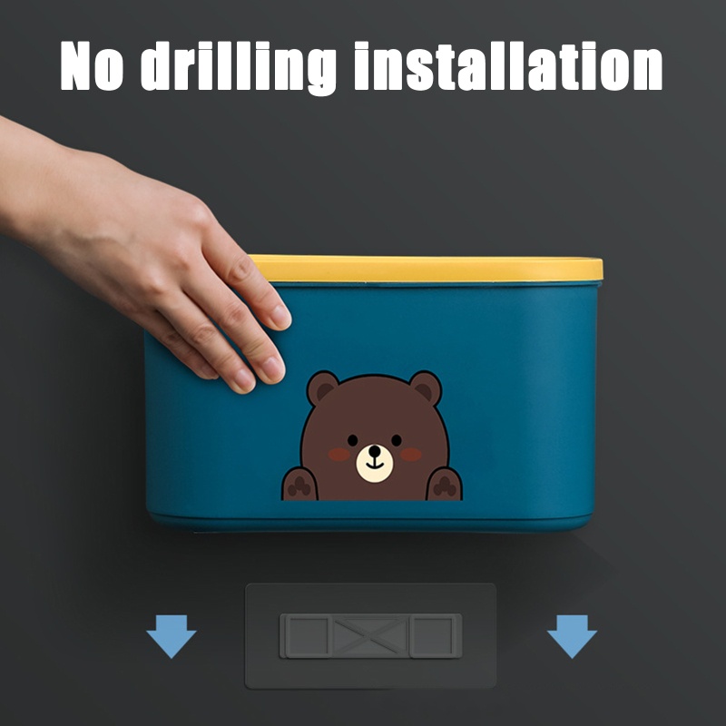 QQ Hộp Đựng Khăn Giấy Cuộn Chống Thấm Nước Tiện Dụng Cho Gia Đình