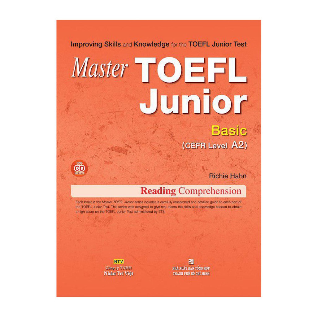 Sách - Master TOEFL Junior Basic A2 (Kèm CD)