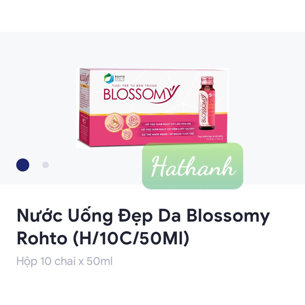 Collagen Blossomy - sáng da, khoẻ dạ dày - Hộp 10 chai