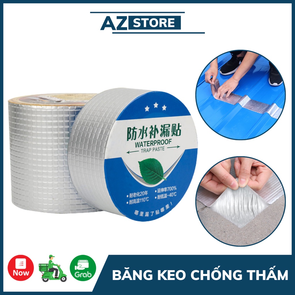 Băng keo chống thấm, băng keo siêu dính Nhật Bản chống thấm dột, dán được mọi bề mặt, dán tường, dán mái tôn - AZ Store