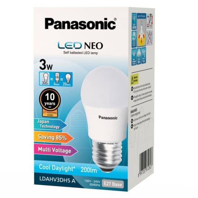 Bóng đèn LED bulb Panasonic NEO 3W