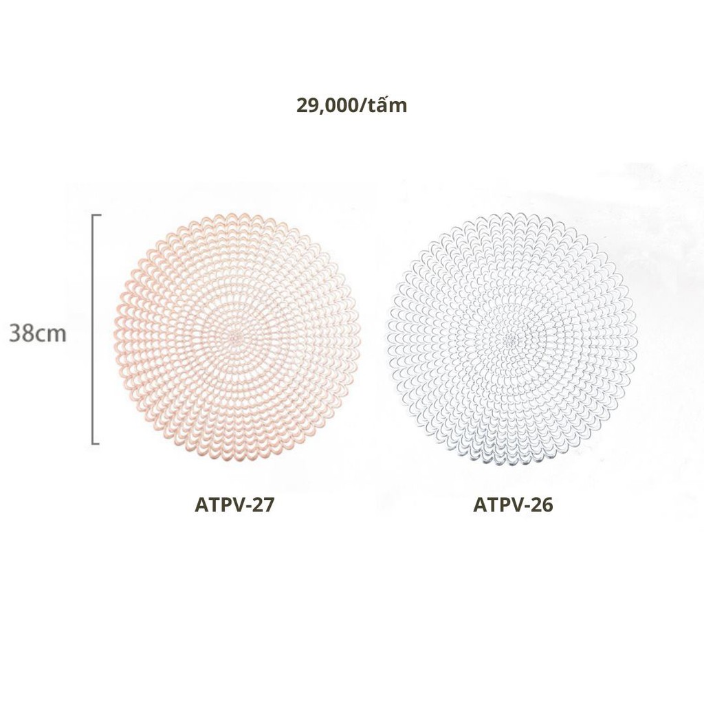 Tấm lót bàn ăn cách điệu - tấm lót chống thấm và chống trầy xước, dùng cho gia đình và nhà hàng
