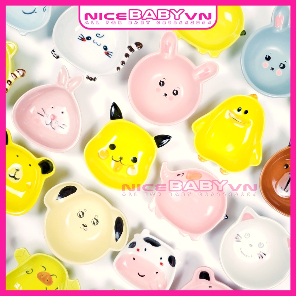 Bát Ăn Dặm Gốm Sứ Giúp Bé Ăn Ngon Kiểu Nhật Nhiều Hình Sinh Động NiceBabyVn