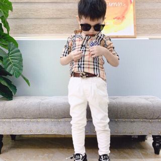 Sơ mi lụa cho bé trai
