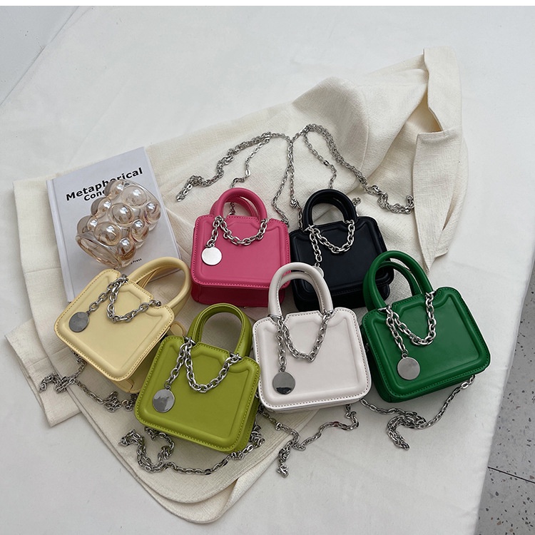 Túi Xách Đeo Chéo Nữ Mini Có Dây Xích Siêu Yêu Màu Sắc Bắt Mắt - ViVi