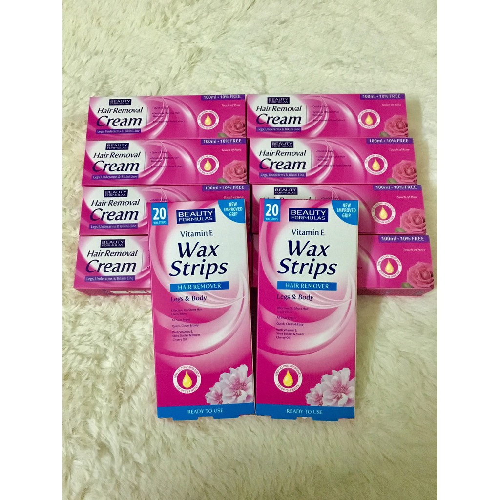 Miếng dán tẩy lông chân và body Beauty formulas ( hộp 20 lần dán) | BigBuy360 - bigbuy360.vn