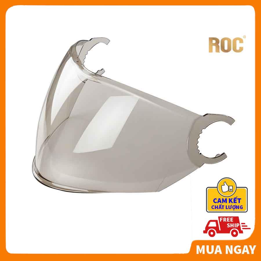 Kính thay mũ bảo hiểm 3/4 ROC R6 chính hãng