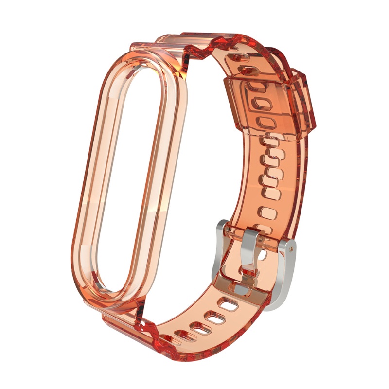 Dây đeo đồng hồ TPU chống xước có thể điều chỉnh cho Xiaomi Mi Band 6 5 4 3