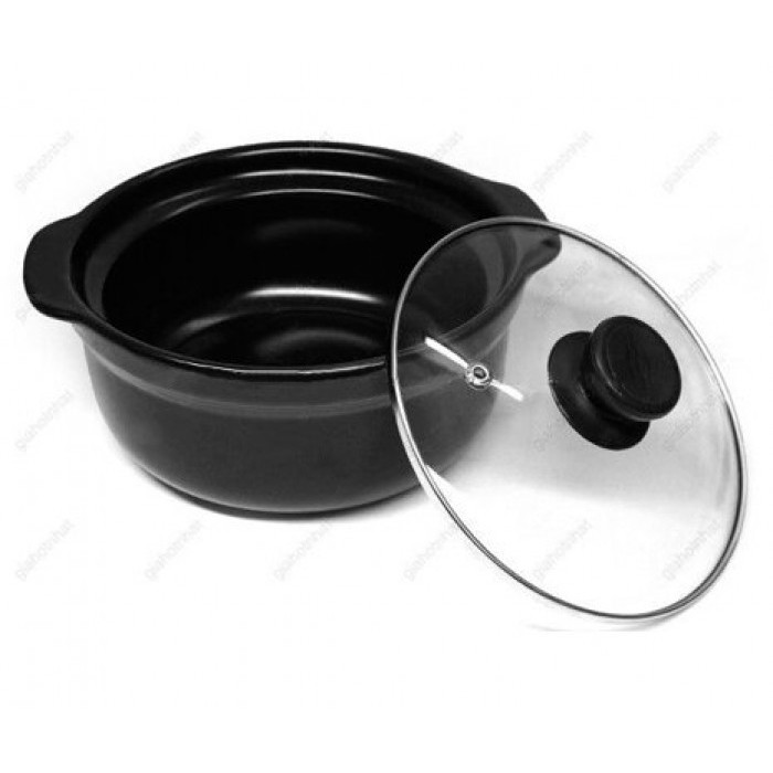 [MUA 1 TẶNG 1] NỒI KHO CÁ - NỒI KHO TỘ - NỒI NẤU MÌ CAY nắp thủy tinh 1,5L IT ĐK=20CM - MUA 1 TẶNG 1 SP CÙNG LOẠI