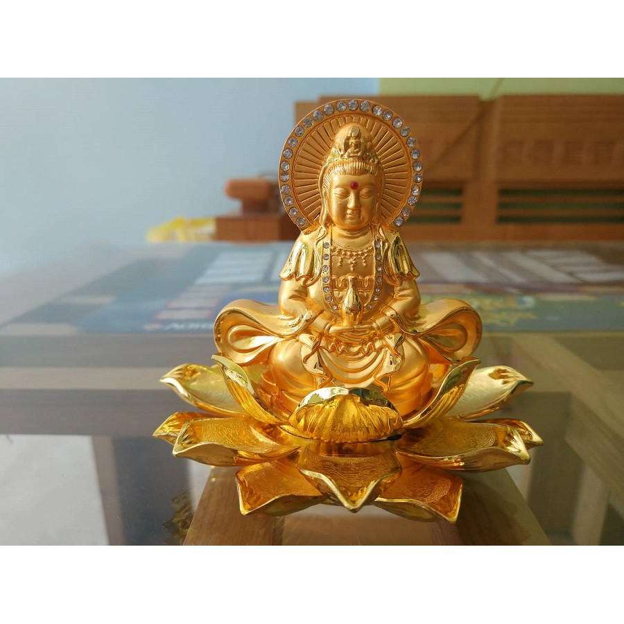 Tượng phật bồ tát nước hoa để ô tô TPNH1