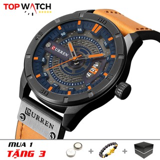 SIÊU PHẨM Đồng hồ nam cao cấp chống nước chống xước CURREN CR01 - TOP WATCH