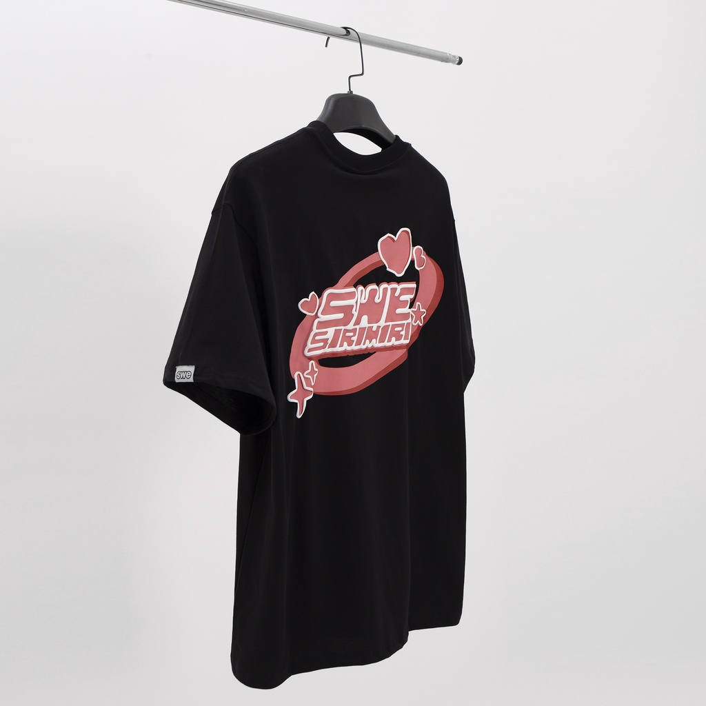 Áo thun nam nữ in hình nổi 3D SWE SIRIMIRI TEE cotton thoáng mát, dày dặn