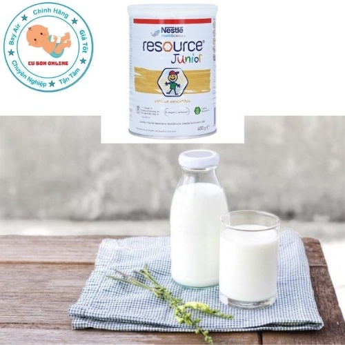 Sữa tăng cân Nestle Resource Junior 400g Đức Giúp bé biếng ăn hấp thụ tốt tăng cân phát triển chiều cao hiệu quả