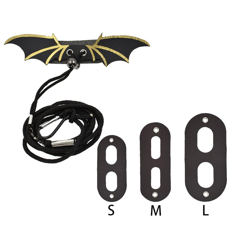 Bộ Dây Dắt Thằn Lằn May Mắn Kèm Túi Đựng Có Cánh Có Thể Điều Chỉnh Mang