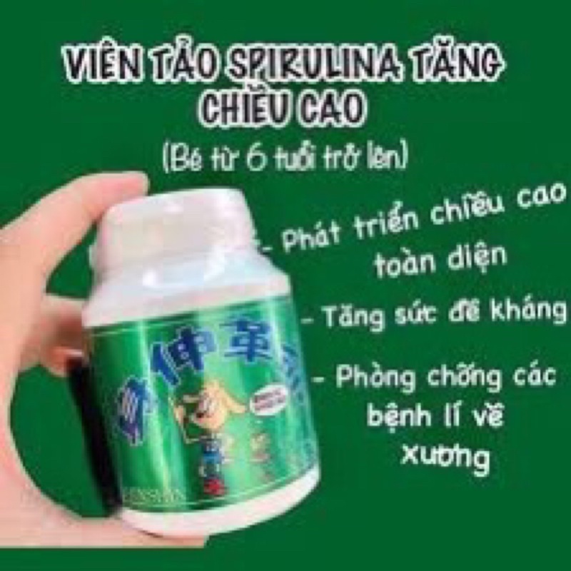 Tảo Hỗ Trợ TĂNG CHIỀU CAO Shinshin Kakumei Của Nhật, 300 viên Nội Địa Nhật