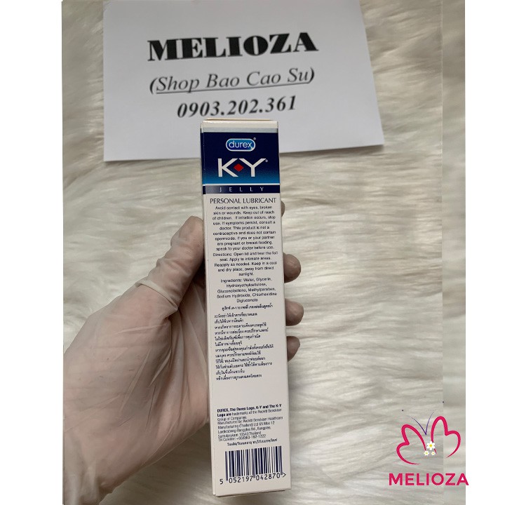 [ CAM KẾT CHÍNH HÃNG ] Gel Bôi Trơn Durex KY Jelly 50g GBT01 (Mẫu mới nắp dán)