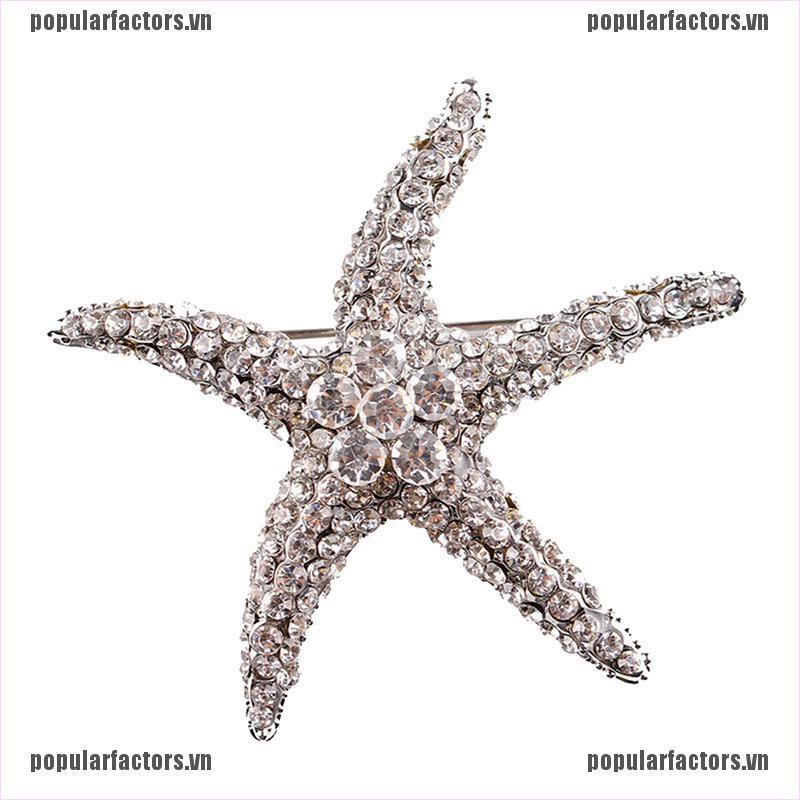 Ghim cài áo hình biển sang trọng thời trang