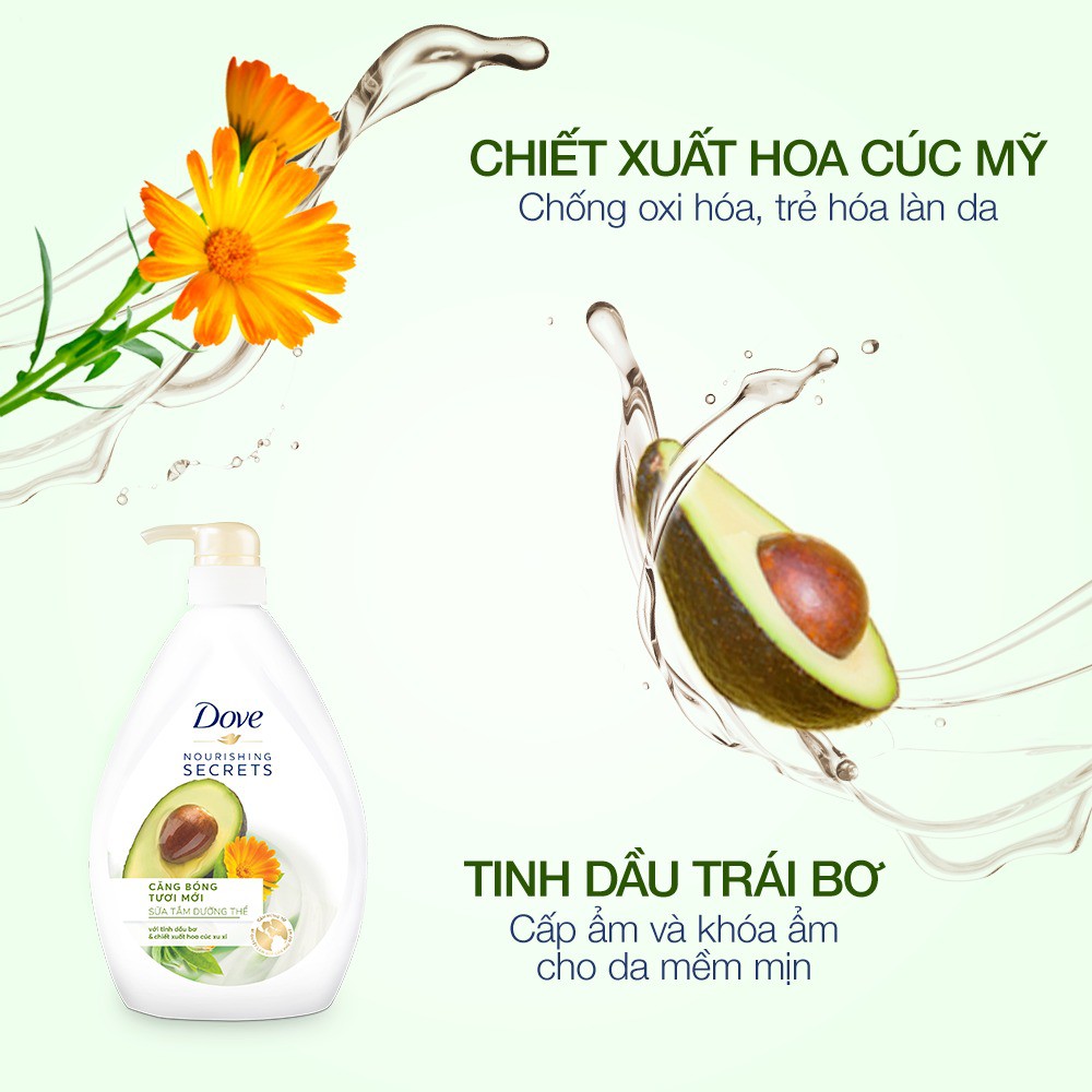 Combo 2 chai sữa tắm dưỡng thể Dove 530gr/chai | BigBuy360 - bigbuy360.vn