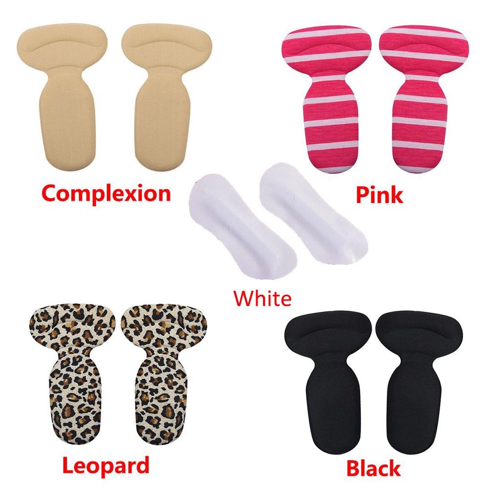Set 1/5 cặp miếng lót giày cao gót hình chữ T bằng silicon/xốp chống trượt thoải mái thời trang cho nữ