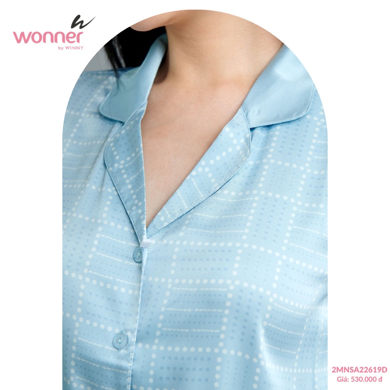 Bộ đồ mặc nhà pyjamas dài tay quần dài - 2MNSA22619D