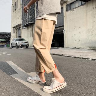 【COD】Men's wild casual pants straight trousers