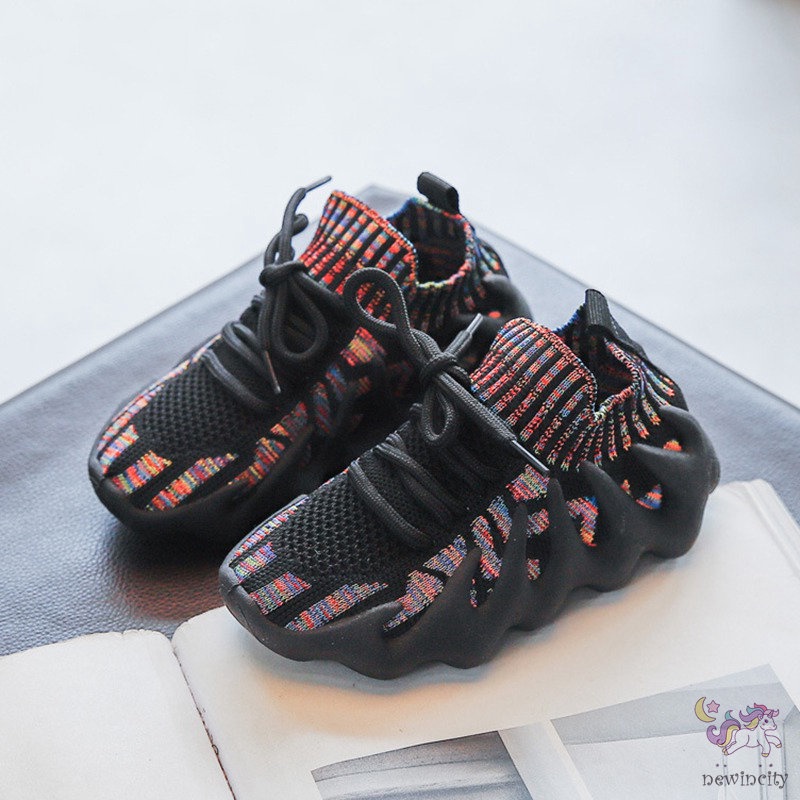 Giày thể thao phối lưới thoáng khí thời trang Hàn Quốc cho bé