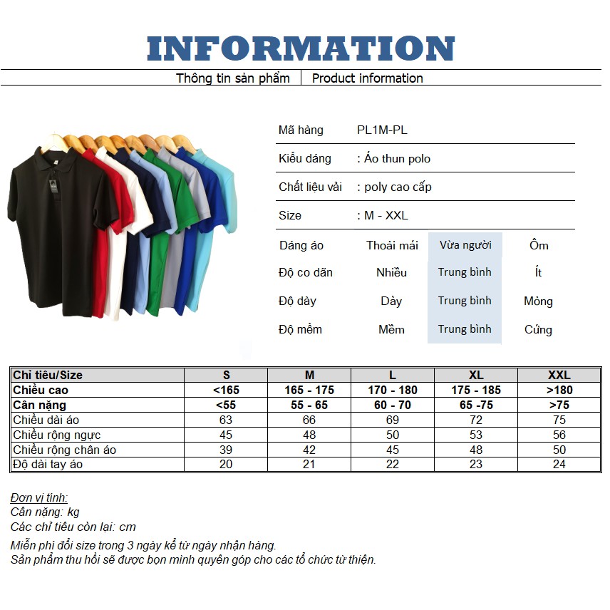 Áo thun / phông polo nam ngắn tay có cổ vải cá sấu cao cấp slimfit trẻ trung lịch lãm PL1M-PL | BigBuy360 - bigbuy360.vn