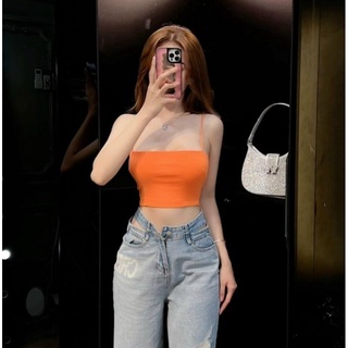 Áo 2 dây bún croptop phiển bản mới 2024