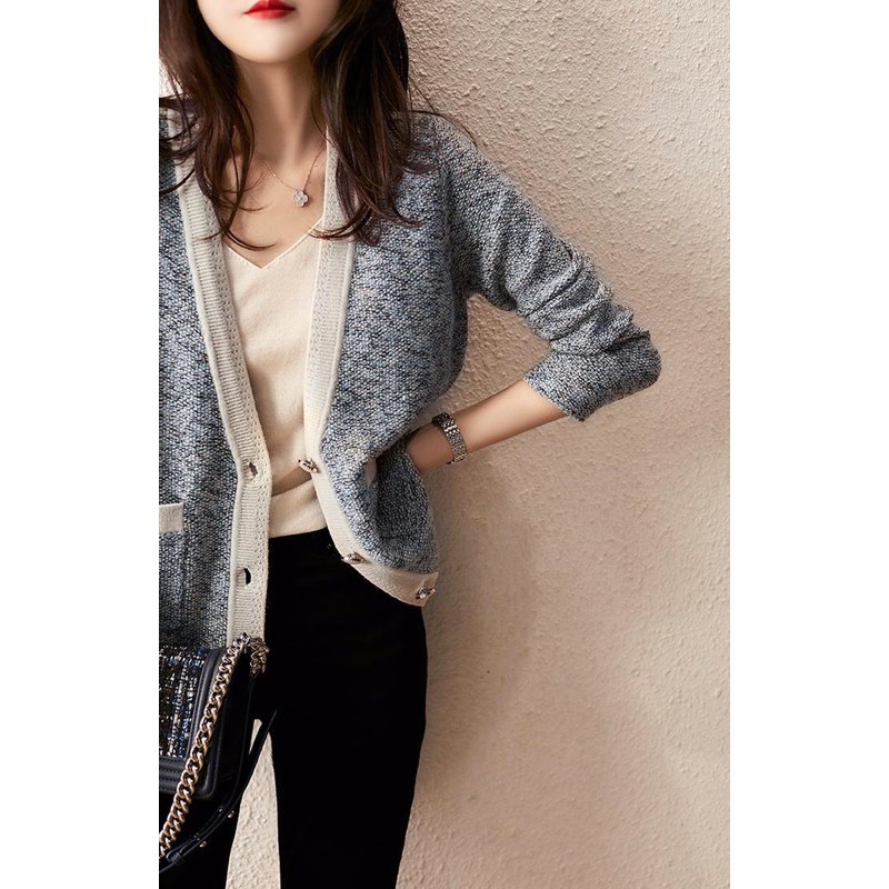 Cardigan len gạo xuất Hàn