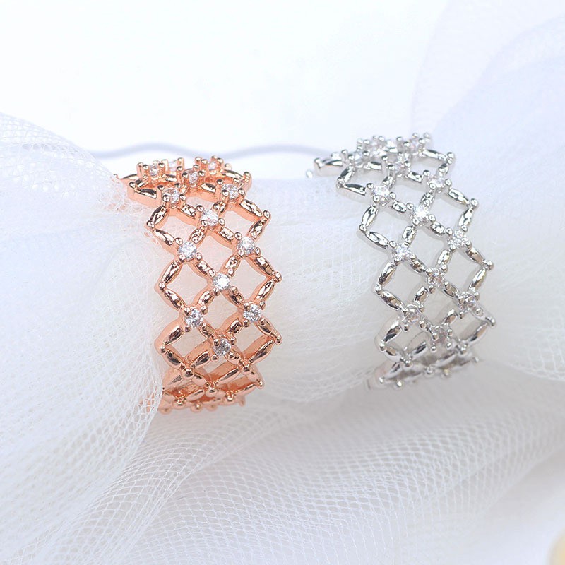 Nhẫn mạ bạc 925 free size ( điều chỉnh được kích thước nhẫn ) Mely - C97