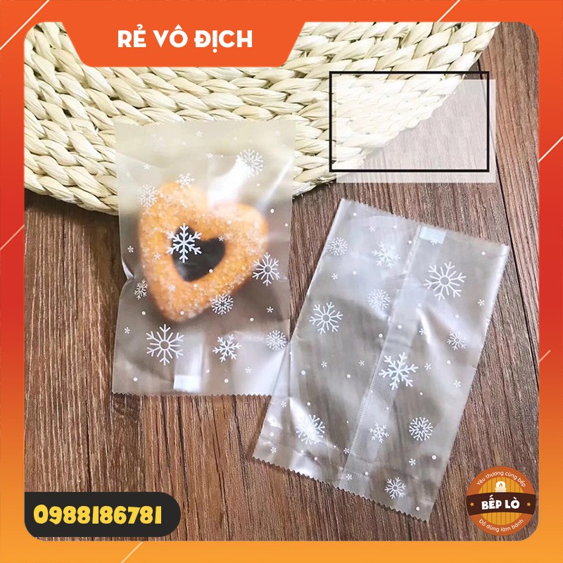 Túi Bánh Dứa Túi Bánh Gạo Túi Thanh Gạo Lứt Kẹo mút 7 * 12cm ĐỦ KIỂU SÁNG SANG TRỌNG DỄ THƯƠNG - set 100 túi