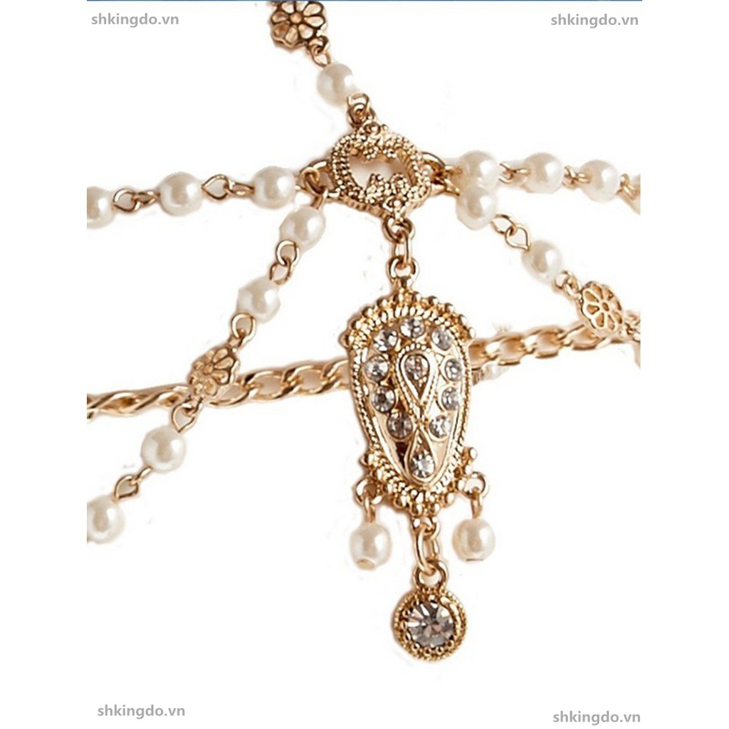 Băng Đô Cài Tóc Hình Vương Miện Cho Cô Dâu