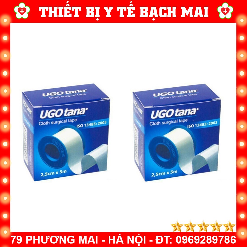 Băng Cuộn, Băng Dính Vải Lụa Y Tế Ugotana Cỡ Trung [2,5x5cm]