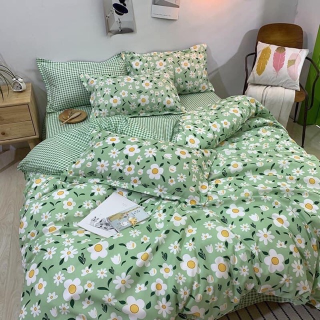 Cotton poly nhập hoa