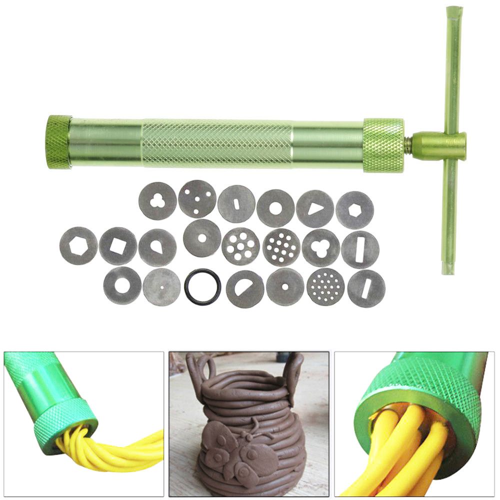 Bộ Dụng Cụ Tạo Hình Đất Sét Bằng Thép Không Gỉ Tiện Dụng