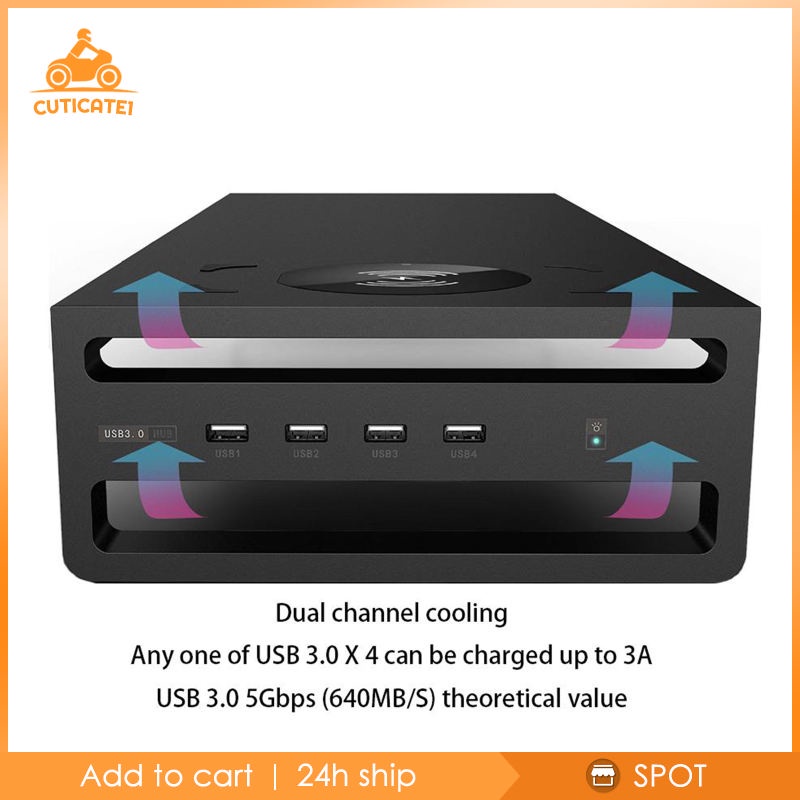 Giá đỡ màn hình máy tính để bàn bằng kim loại | BigBuy360 - bigbuy360.vn