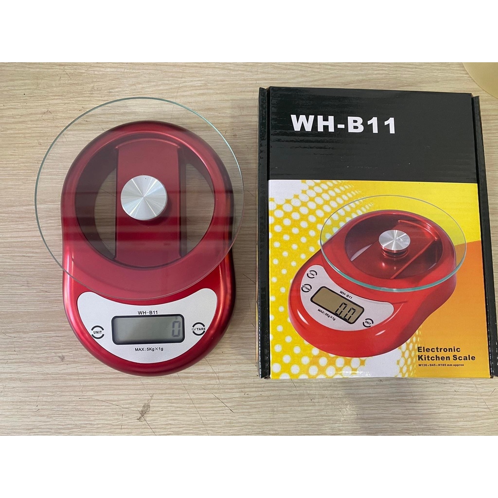 Cân Điện Tử Mini 5kg Cân Nhà Bếp Weiheng B11 Mặt Kính Cường Lực Siêu Chính Xác Bảo Hành 1 Năm Shop QUA