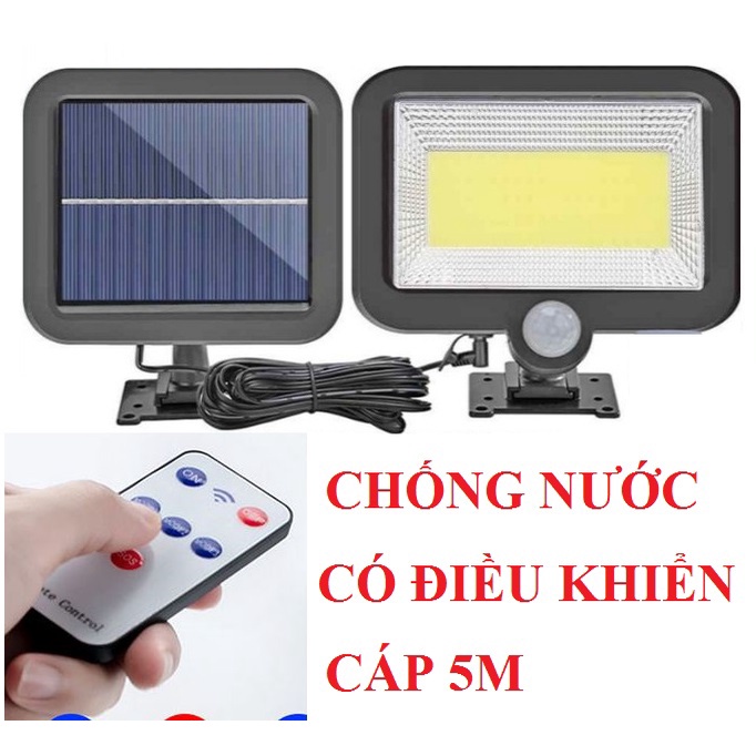 Đèn năng lượng mặt trời cảm ứng chuyển động 100 LED 120 LED siêu sáng-LOẠI TỐT