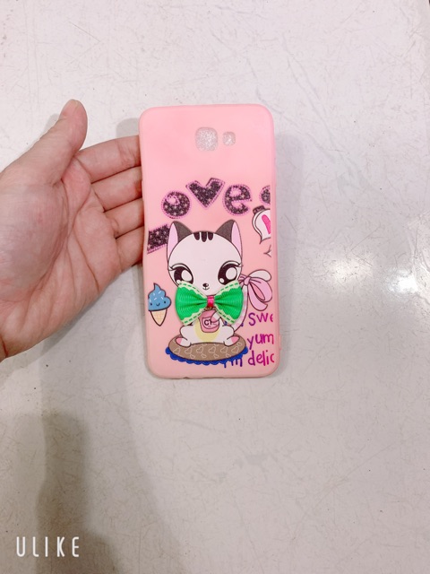 Ốp lưng sam sung J5 Prime mèo đeo nơ
