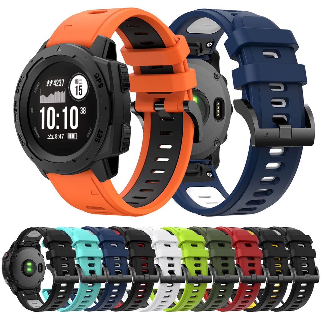 Dây Đeo Tay Bằng Silicone 22Mm Cho Đồng Hồ Garmin Instinct 2/EPIX/Garmin Fenix 7/Fenix 6/6 Pro/Fenix 5/5 Plus/Quatix 5