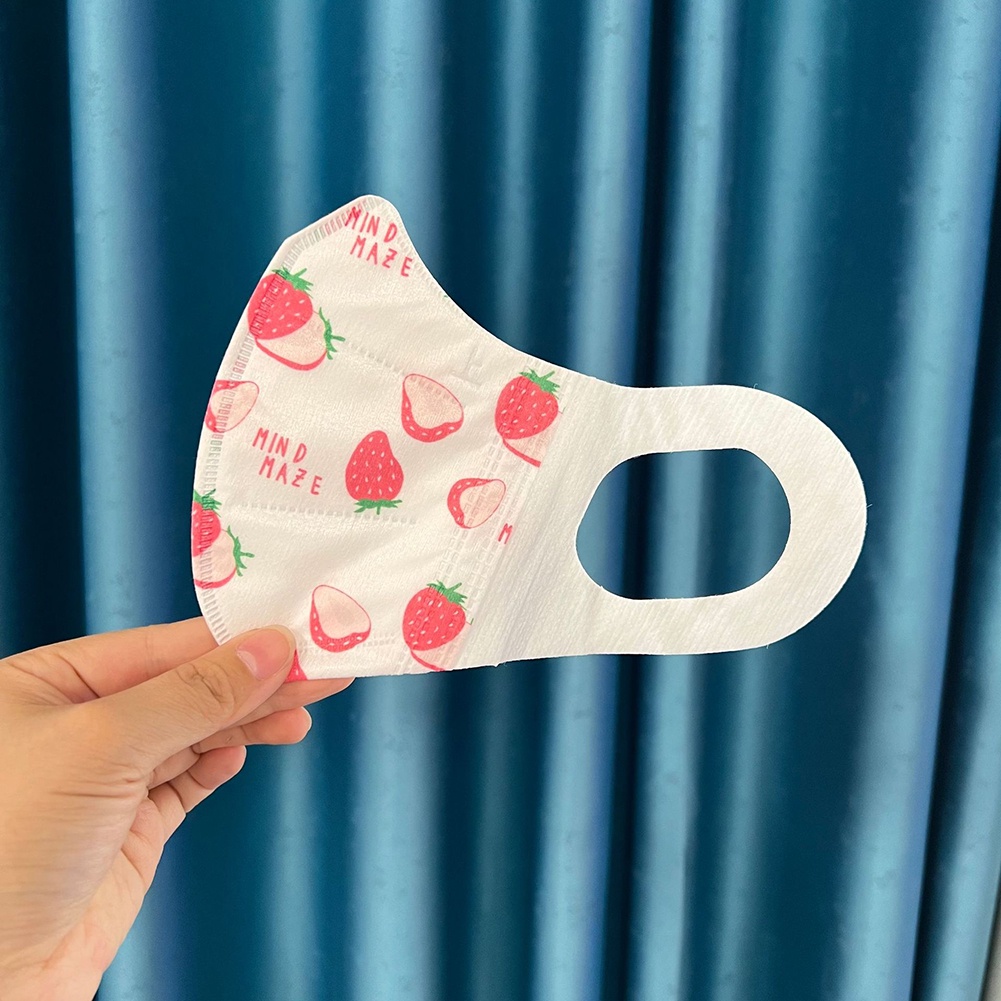 Bộ 10 Khẩu Trang Ba Chiều 3D Ba Chiều Co Giãn Bảo Vệ Tai Cho Trẻ Em Và Người Lớn