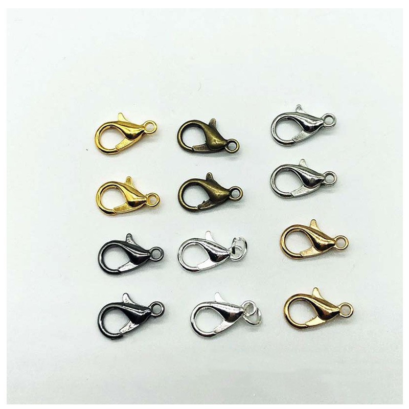 Set 50 Móc Tôm Hùm Làm Đồ Trang Sức Thủ Công 10 / 12 / 14 / 16 / 21mm