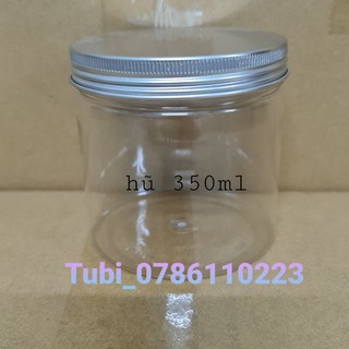 Hũ Nhựa Nắp Nhôm 350ml